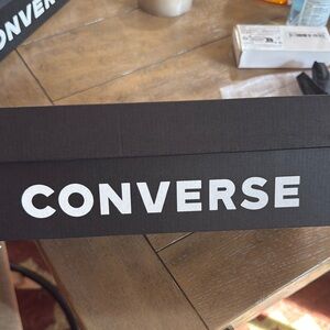 Converse Original Shoe Box - Black with White Logo
